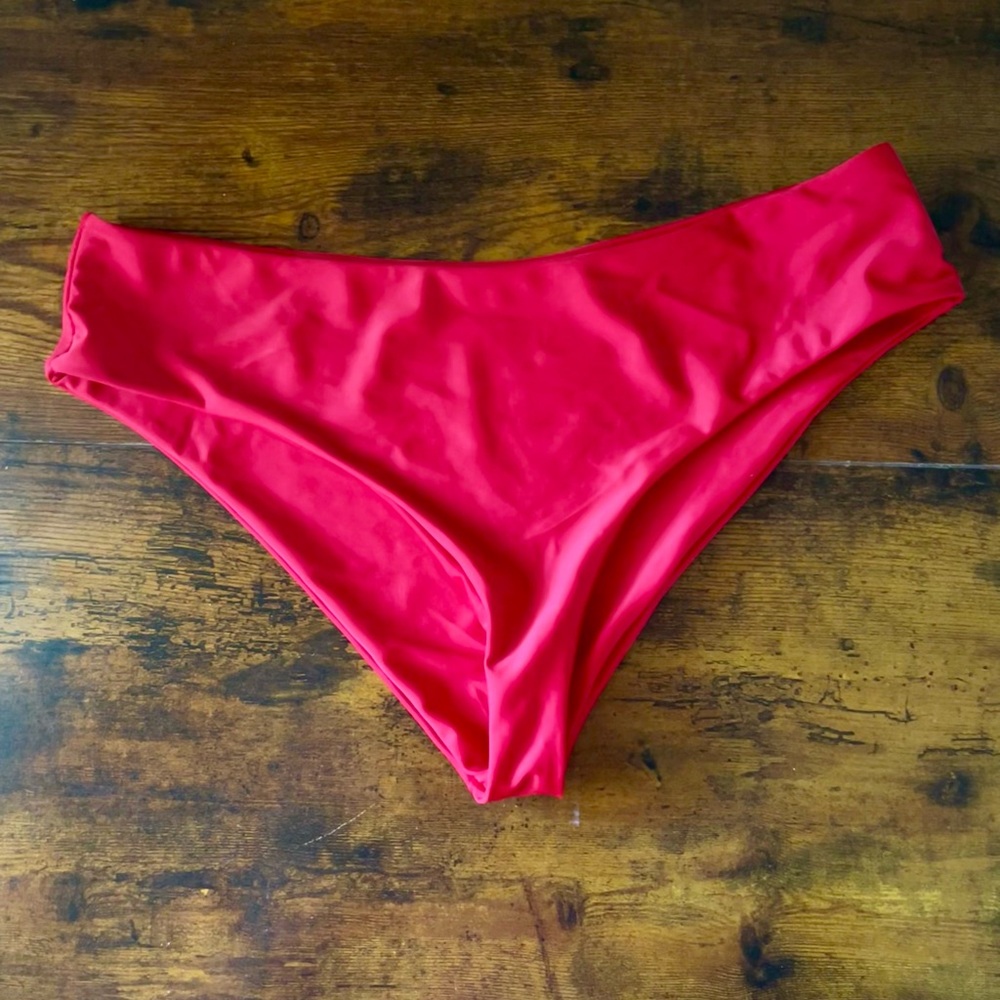 SHEIN Vibrant Red Bikini Bottom